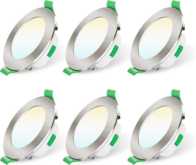 Imagen de ALUSSO Pack de 6 Downlights LED Regulables 🛠 en OfertitasTOP