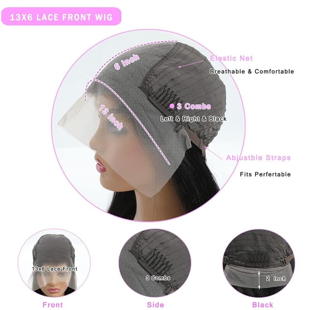 Thumbnail 4 de MUNONG 30 Inch 13x6 Lace Front Wig 💇♀