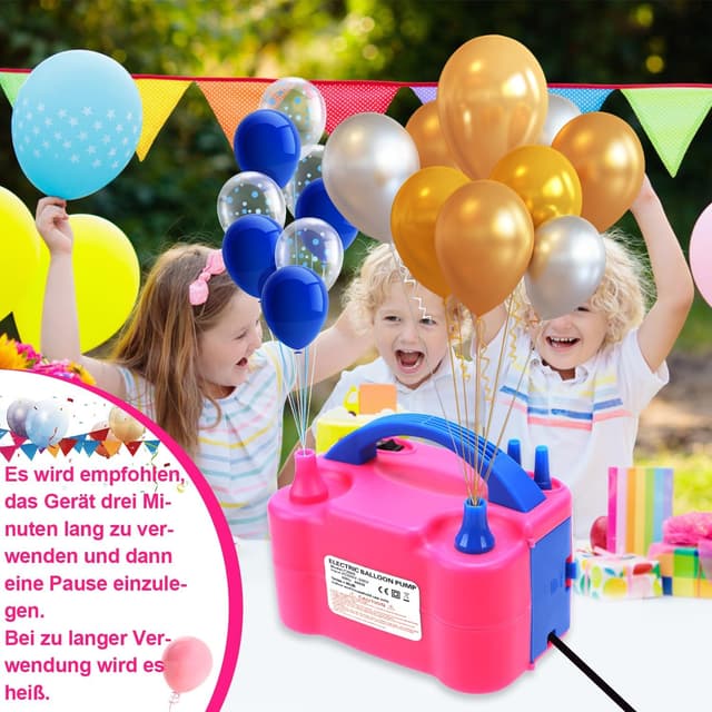 Thumbnail 6 de BXBHU Luftballonpumpe 600 W elektrisch