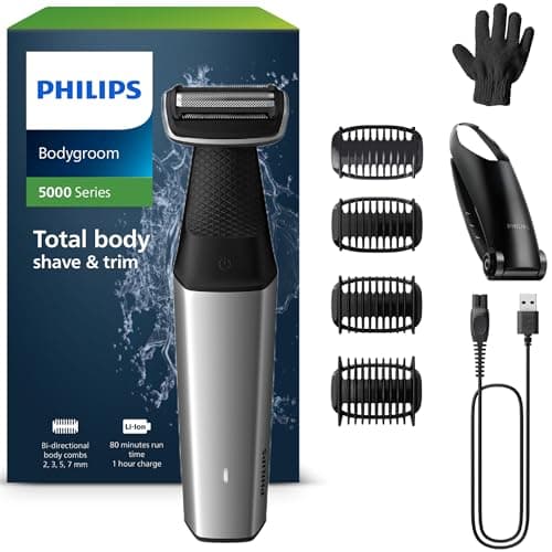 Detalle de Philips BG5021/16 Bodygroom Serie 5000 — Afeitadora corporal 60 min