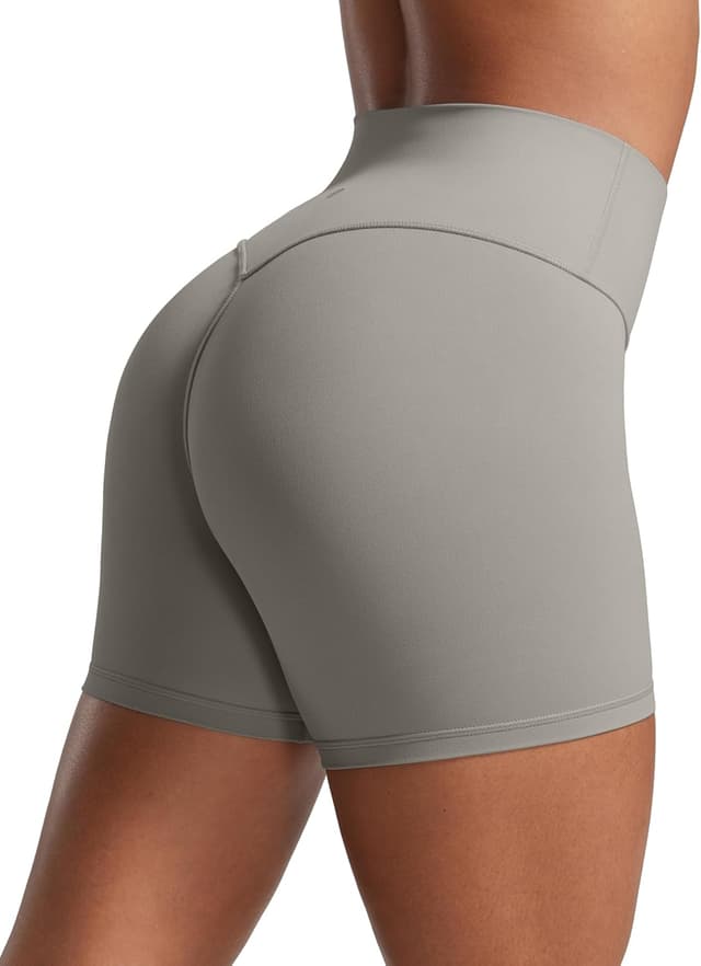 Detalle 2 de Short de yoga CRZ YOGA Butterlift taille haute sans coutures devant (10 cm/15 cm)