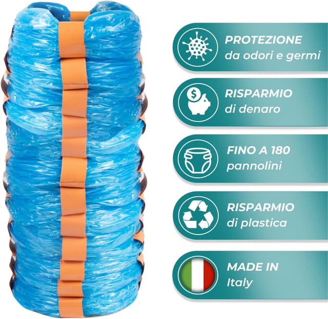 Thumbnail 1 de My Happy Nappy Ricariche compatibili Tommee Tippee rifiuti 7 strati 🧷