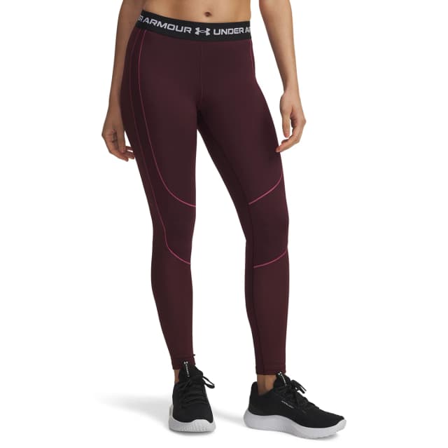Detalle de Under Armour UA ColdGear Textured Legging para mujer: malla térmica con textura