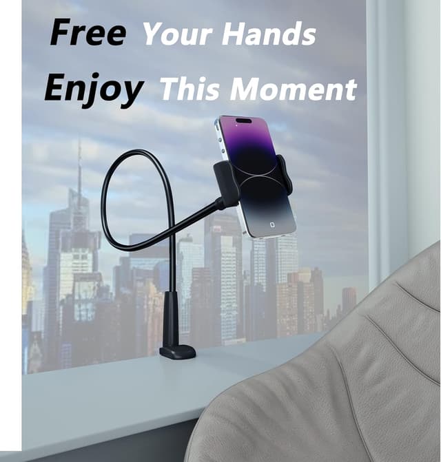 Thumbnail 2 de Universal Flexible Gooseneck Phone Mount 3.5–7"