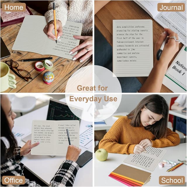 Thumbnail 6 de ZCZN A5 Notebook 12-Pack, 60 Pages