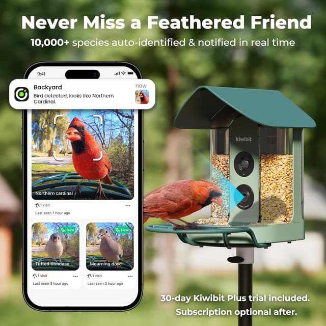 Detalle 2 de Beako Smart Bird Feeder 4K Camera