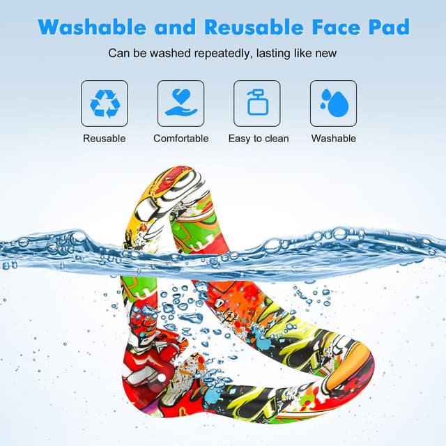 Detalle de Tyasoleil VR Silicone Case Accessory Set for Meta/Oculus Quest 3S (incl. controller grips, face & lens covers + 10 disposable eye covers)