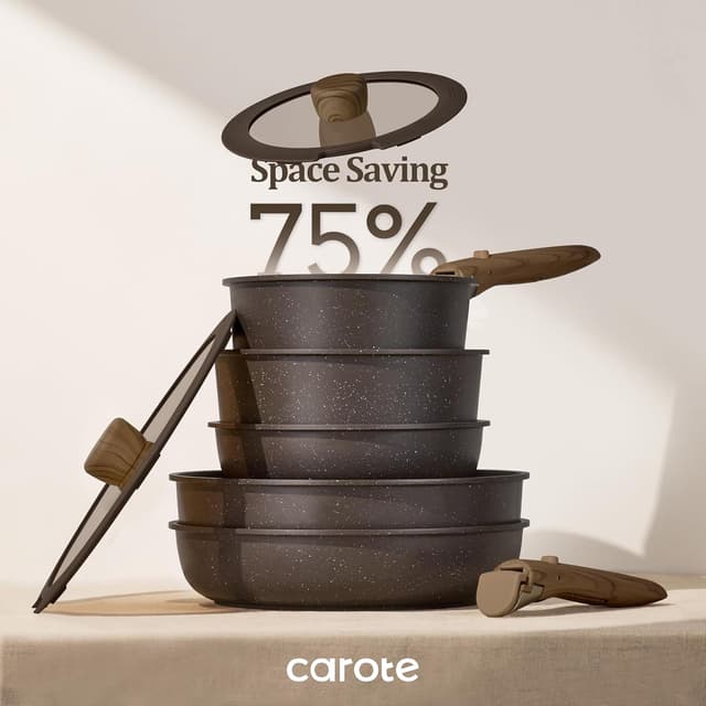 Detalle 2 de CAROTE 17PCS Nonstick Cookware Set