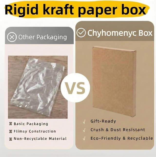 Detalle de Chyhomenyc Cream Sheer Curtains (84 Inches Long), 2 Panels Set—Light Filtering Voile Rod Pocket Drapes