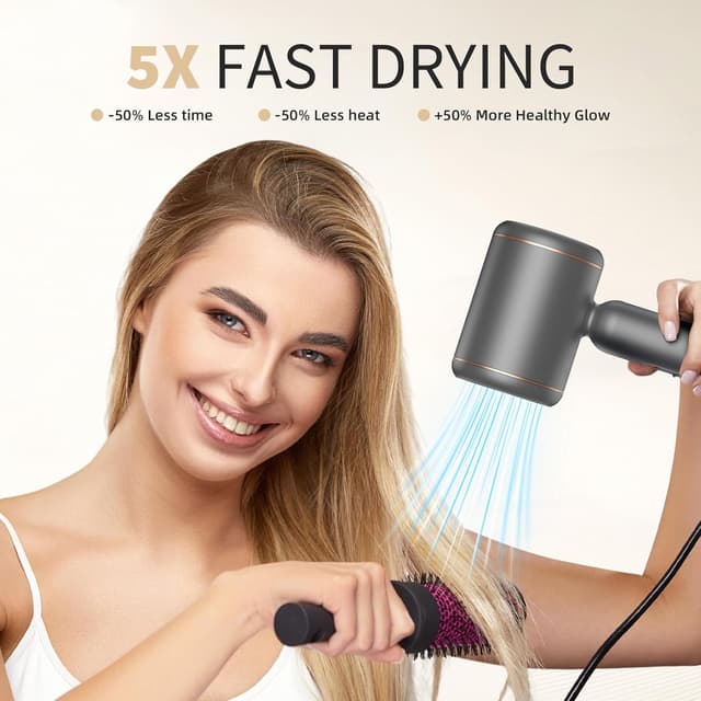 Detalle de Travel hair dryer 1800W ionic, 390g