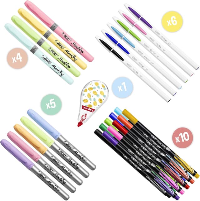 Detalle 1 de BIC My Stationery Box Multipack 28 Unidades