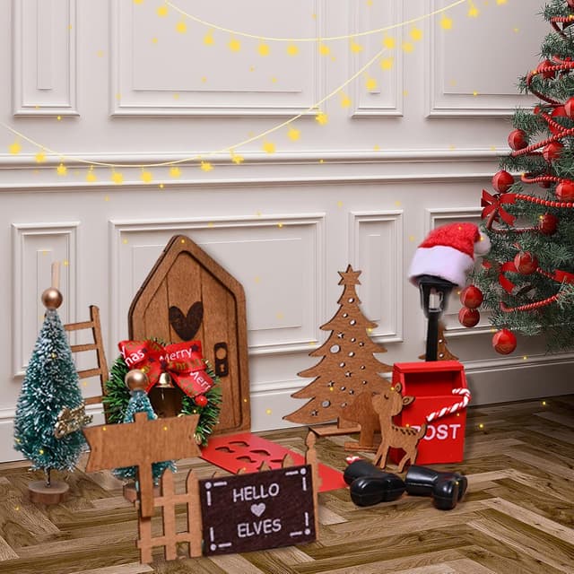 Thumbnail 3 de JOYSAL Wichteltür Zubehör Set 24 Teile 🎄