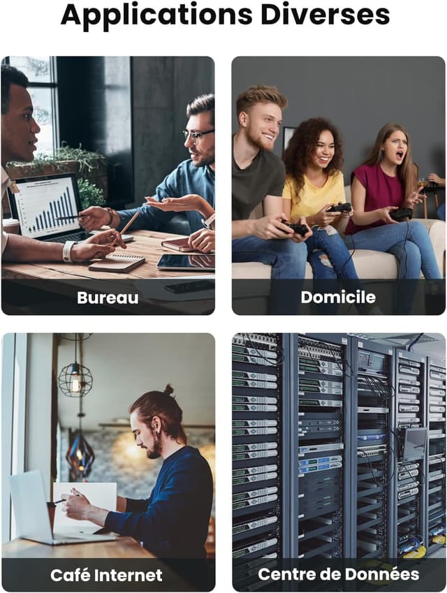 Thumbnail 6 de UGREEN Cat 7 Plat 1M Câble Ethernet