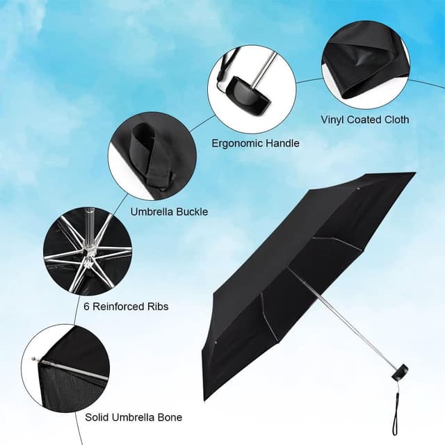 Thumbnail 4 de Vicloon Mini Ombrello 18 cm ultraleggero