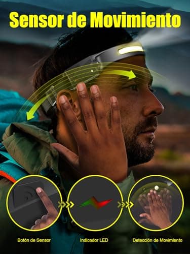 Thumbnail 3 de UNBON Linterna Frontal LED Recargable