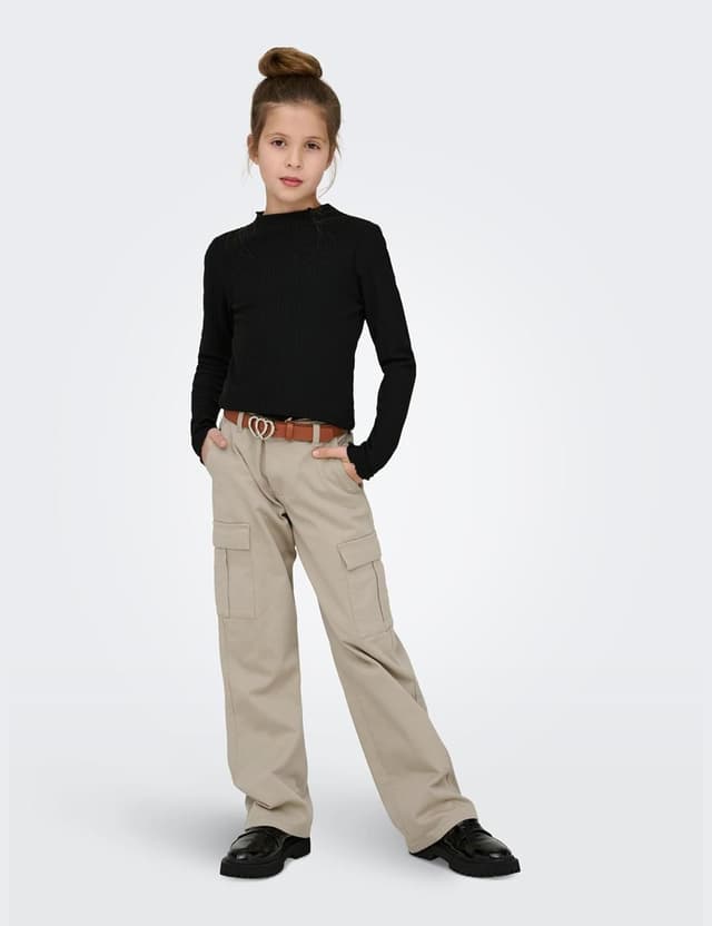 Detalle de ONLY Girl Cargo-Hose KOGYARROW-VOX, gerade geschnittene Cargo-Hose