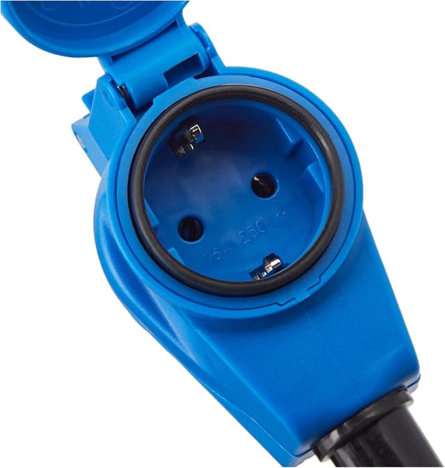Detalle de Presa angolare per caravan 400V 16A Schuko IP44
