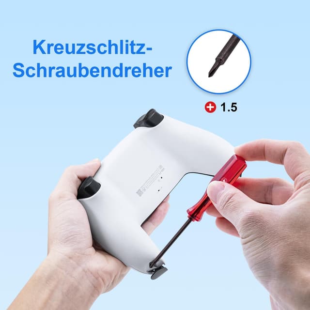 Detalle de Wigearss Analog-Stick Ersatz & Reparatur-Set für PS5 DualSense Controller