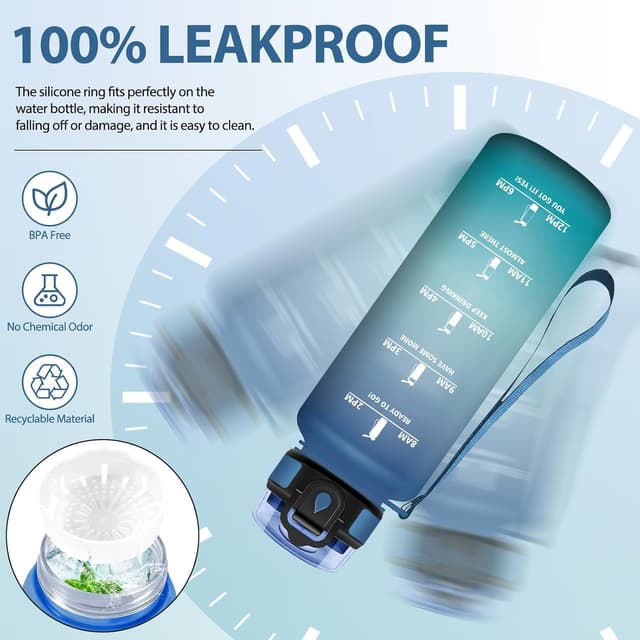 Thumbnail 3 de Motswedi Borraccia 1,5 litri riutilizzabile per sport e ufficio 🚰