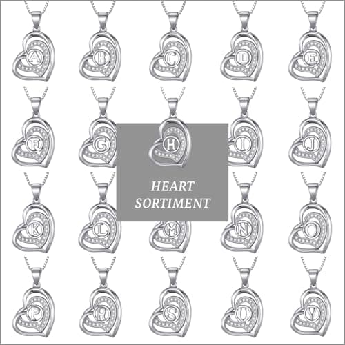 Thumbnail 3 de Morella Collar letra P 925 plata 46 cm