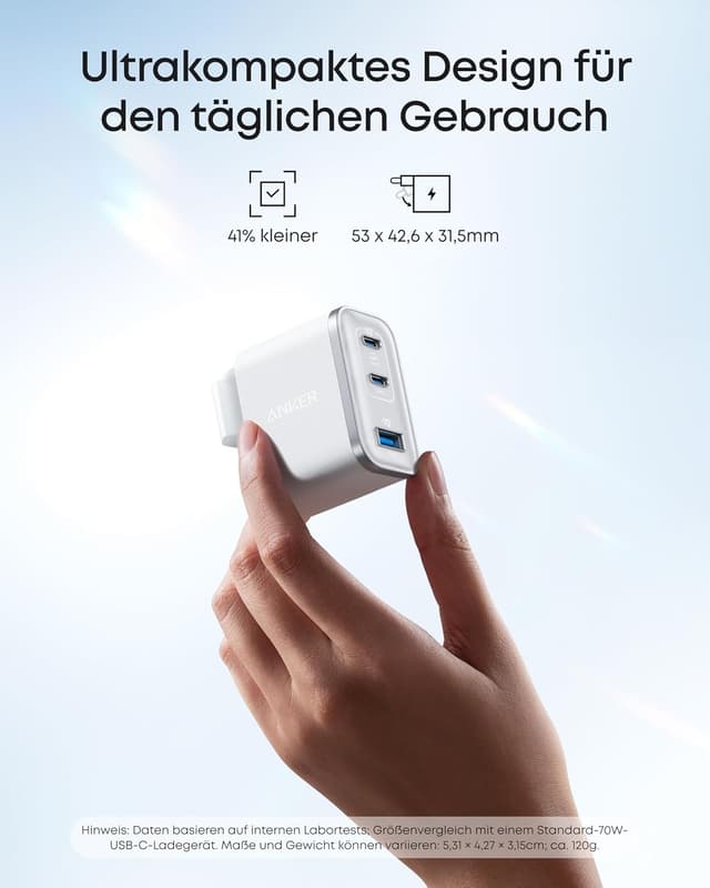 Detalle 1 de Anker Nano 70W USB C Ladegerät