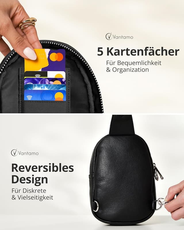 Thumbnail 3 de Vantamo Umhängetasche Damen RFID Block