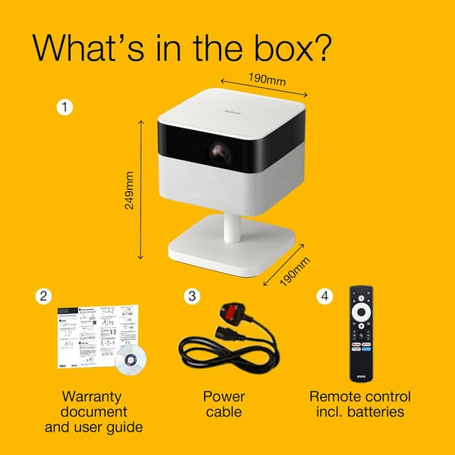 Detalle de Epson Lifestudio Flex EF-71 Full HD portable projector