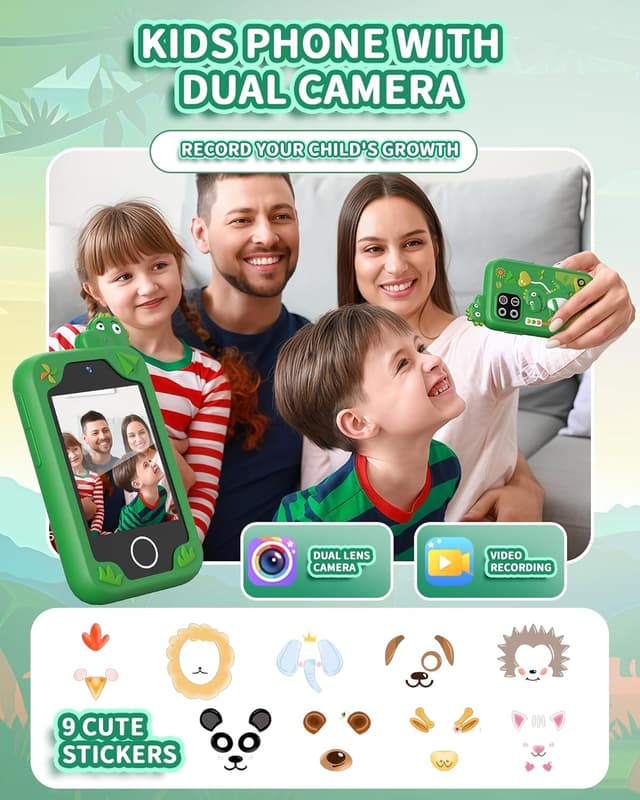 Thumbnail 2 de Kids Phone Toy 2.8in Touchscreen