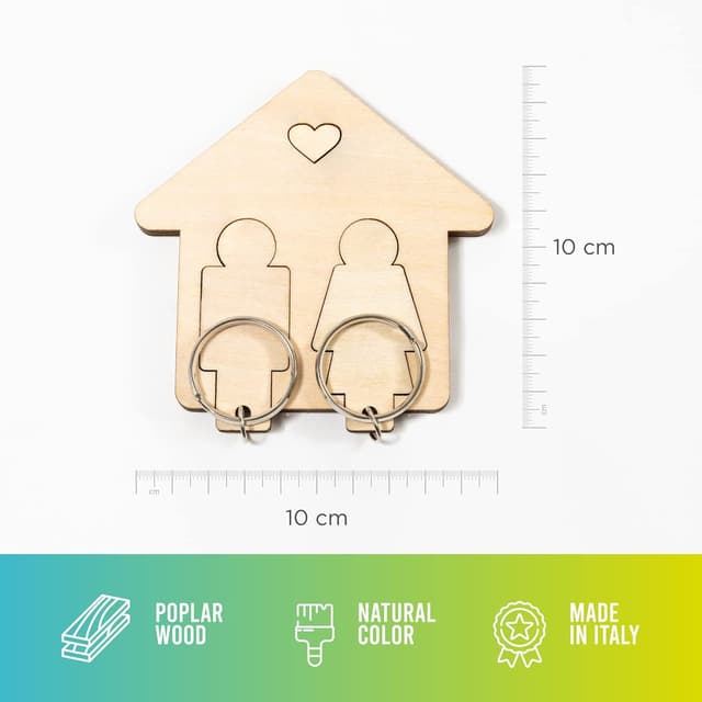 Thumbnail 3 de LAC EVERYTHING EVERYWHERE Portachiavi Coppia 10×10 🔑