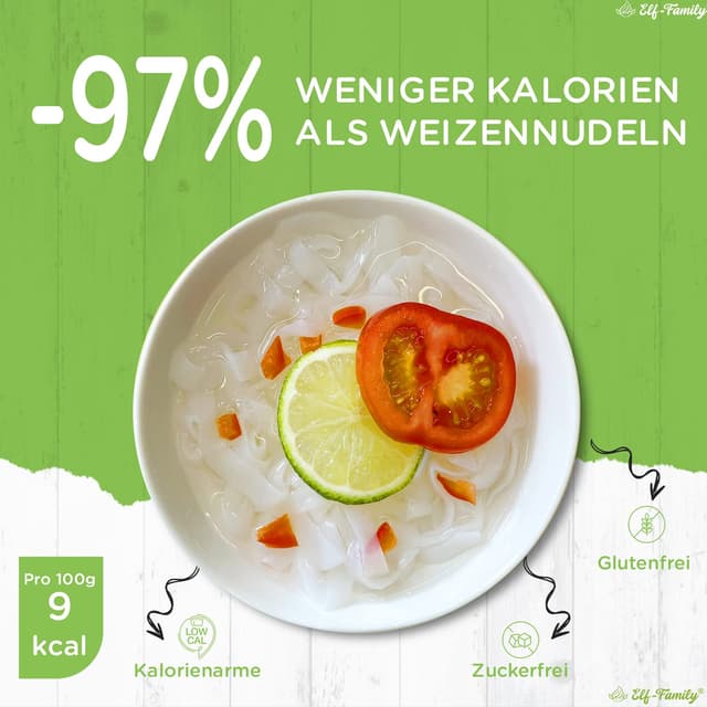 Detalle 2 de elf-family Konjak Nudeln 270 g đ