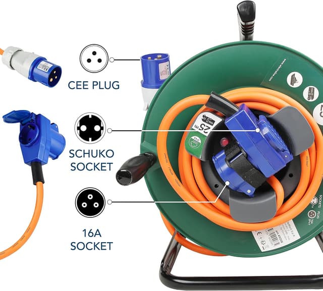 Thumbnail 2 de Electraline Kabeltrommel 49208 IP44 25 m