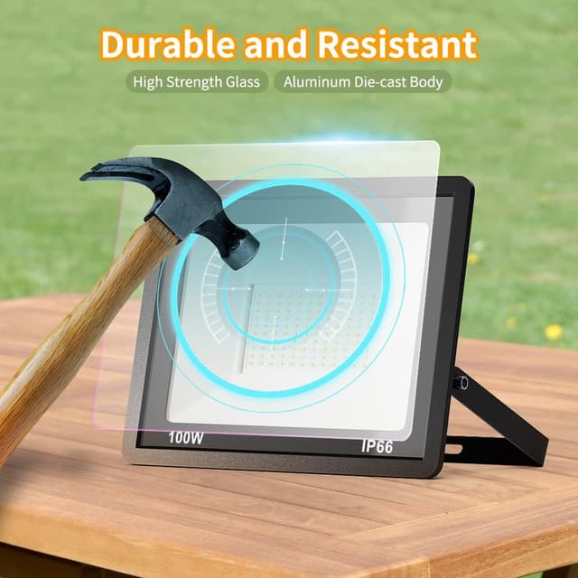 Thumbnail 4 de JESLED Faretto LED Esterno 100W 10000 lm