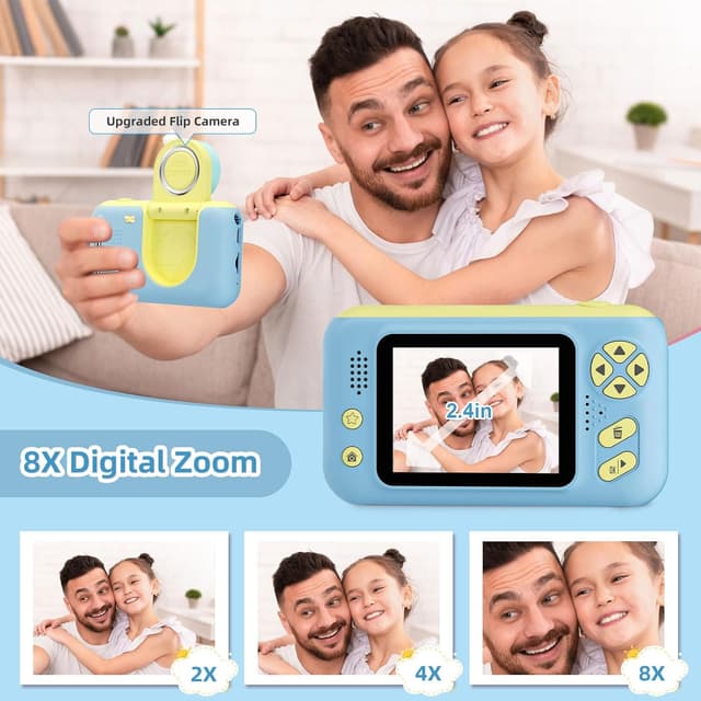Thumbnail 2 de Makolle Camera for Kids Blue