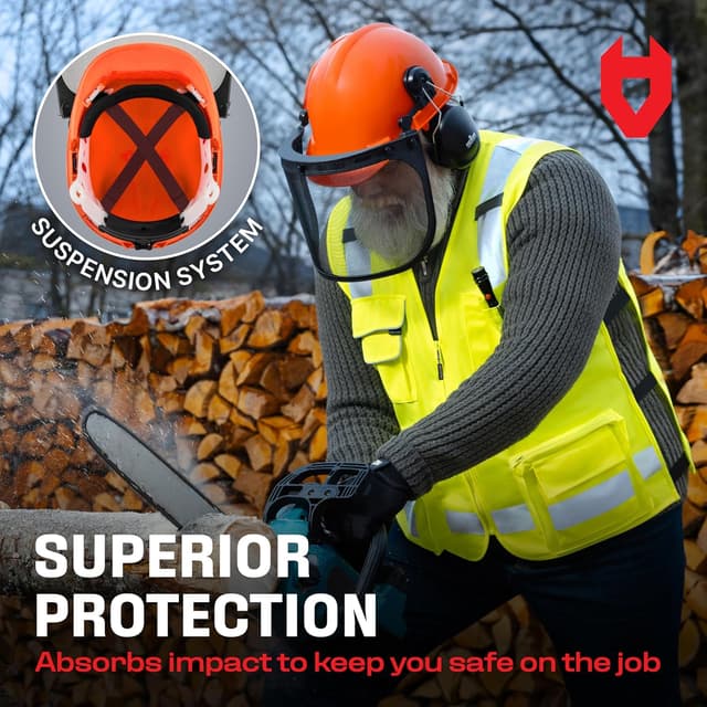 Thumbnail 6 de NoCry 6-in-1 chainsaw helmet ⛑