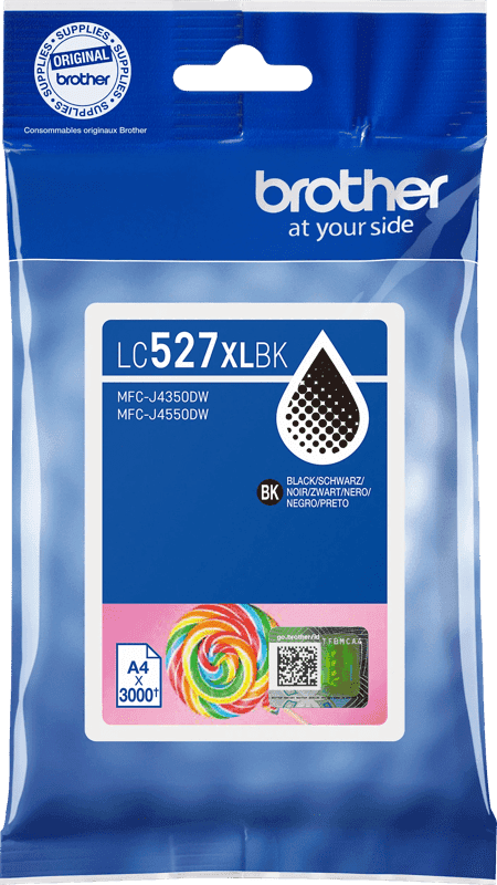Detalle de Brother LC-527XL Patrone Schwarz (für bis zu 3.000 Seiten)