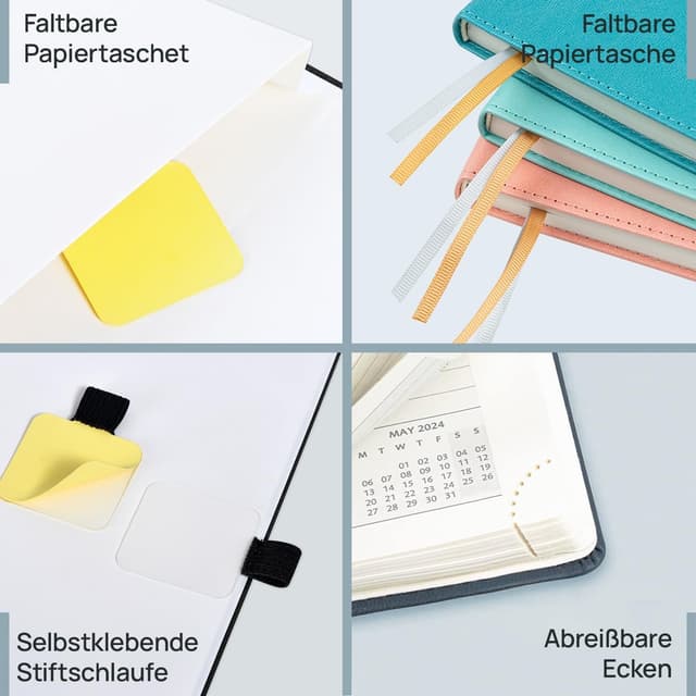 Thumbnail 4 de POPRUN Kalender 2026 Wochenplaner 26,5 x 21,5 cm