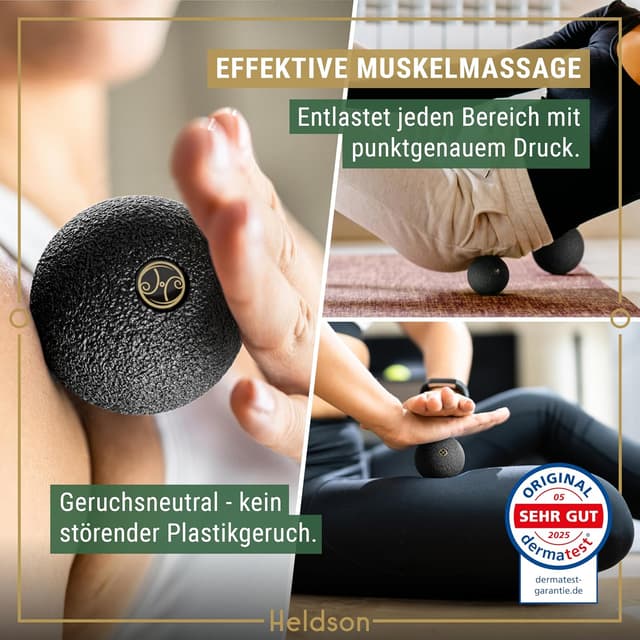 Thumbnail 6 de HELDSON Premium Faszienball 2er Set 6cm & 8cm