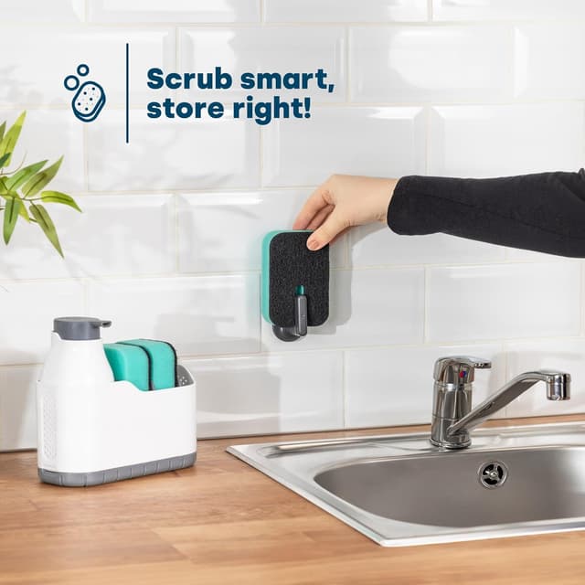 Thumbnail 1 de LIVIVO Dish Buddy Dual-Sided Sponges Pack