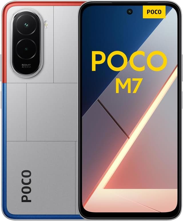 Detalle de XIAOMI POCO M7 (8+256GB) – 6,9" FHD+ Display mit 144Hz, Snapdragon 685 und 7000mAh Akku in Silber