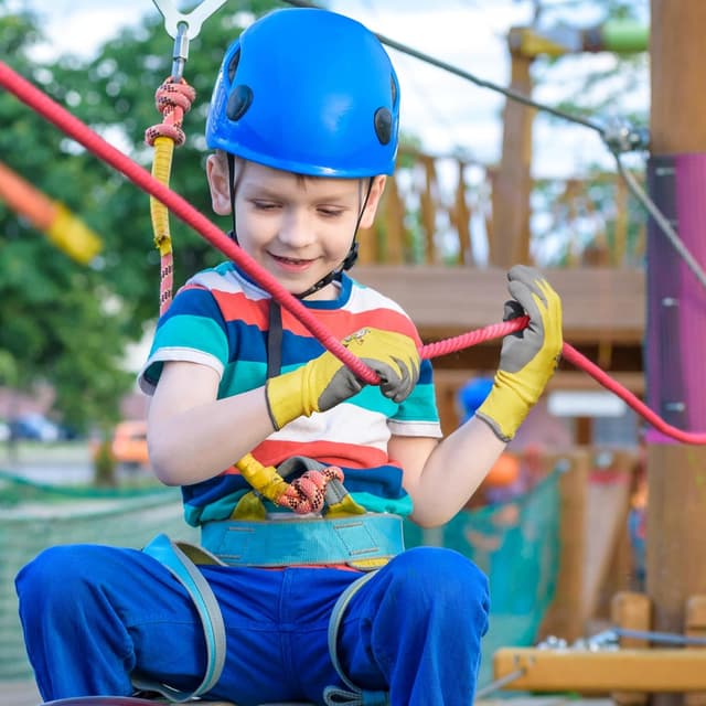 Detalle de COOLJOB Childrens Garden Gloves (3 Pairs) for Ages 4–6, Non-slip Latex Coating, Elastic Cuffs (S)