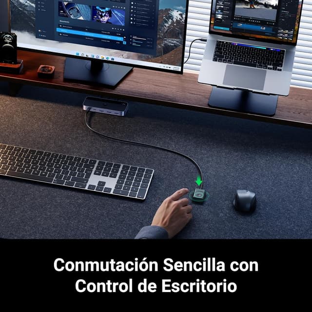 Thumbnail 6 de UGREEN Switch USB C KVM 4 Puertos 5Gbps para 2 PC
