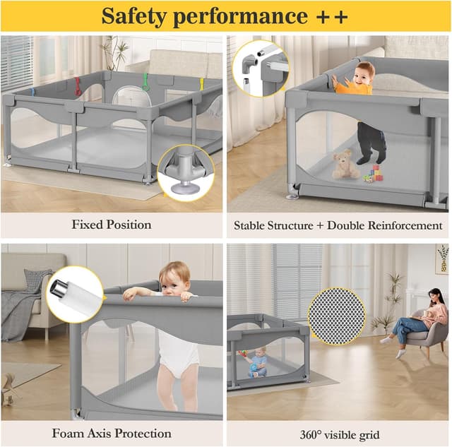 Thumbnail 5 de Box Bambini 150 x 180 x 68 cm Versione potenziata 2025