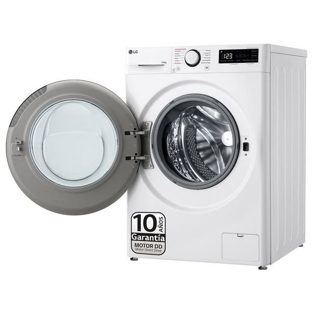 Detalle de LG F4DR6009A1W lavasecadora 9kg/6kg blanca