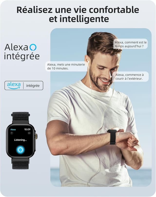 Thumbnail 6 de Parsonver Montre connectée 1,85"