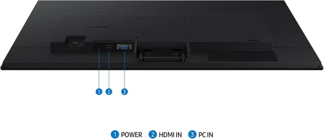 Detalle de Samsung 27" (S30GD) Essential Monitor (LS27D304GANXZA) with IPS Panel, Tilt-Only Stand, and 100Hz