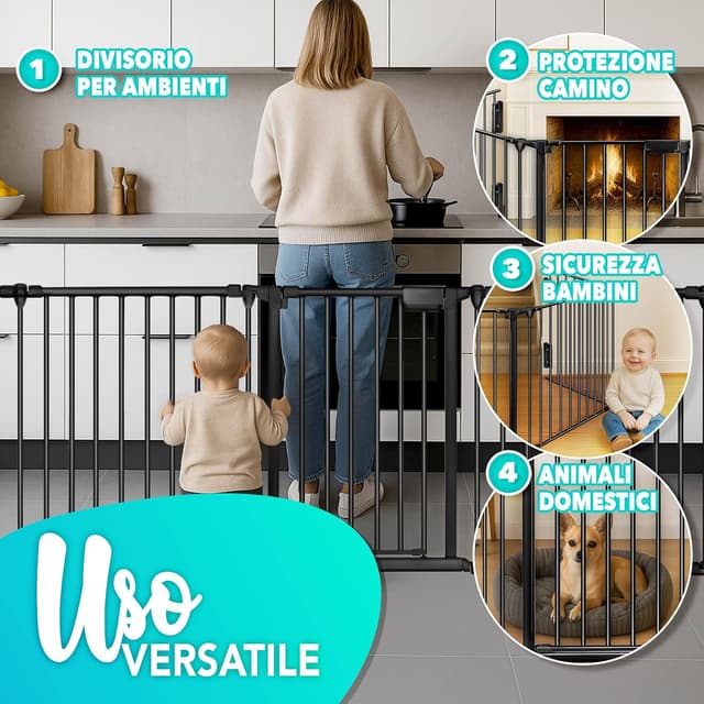 Thumbnail 5 de KIDUKU Barriera sicurezza 240 cm per casa 📐