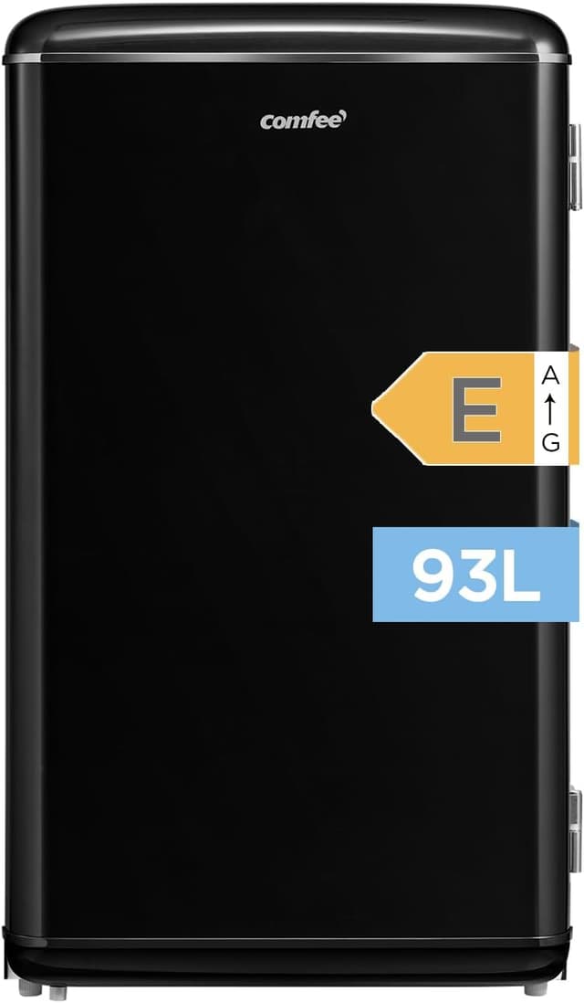 Detalle de Comfee RCD93BL2EURT 93L refrigerador retro