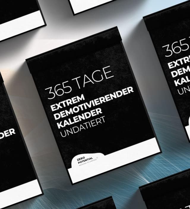 Detalle de Demotivierender Abreißkalender A6 365 Tage 📅