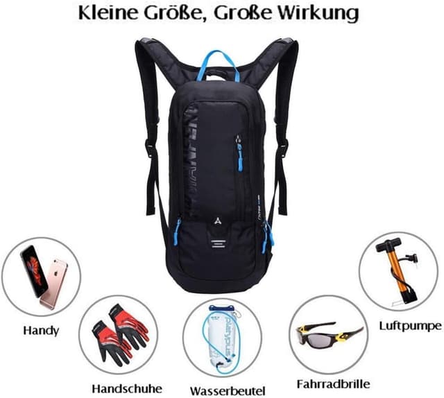 Thumbnail 6 de WINDCHASER Kleiner Fahrradrucksack Wander‑Rucksack