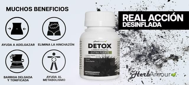 Detalle de Carbón Vegetal Extra Fuerte Aerofagia 🌿 120 Comprimidos